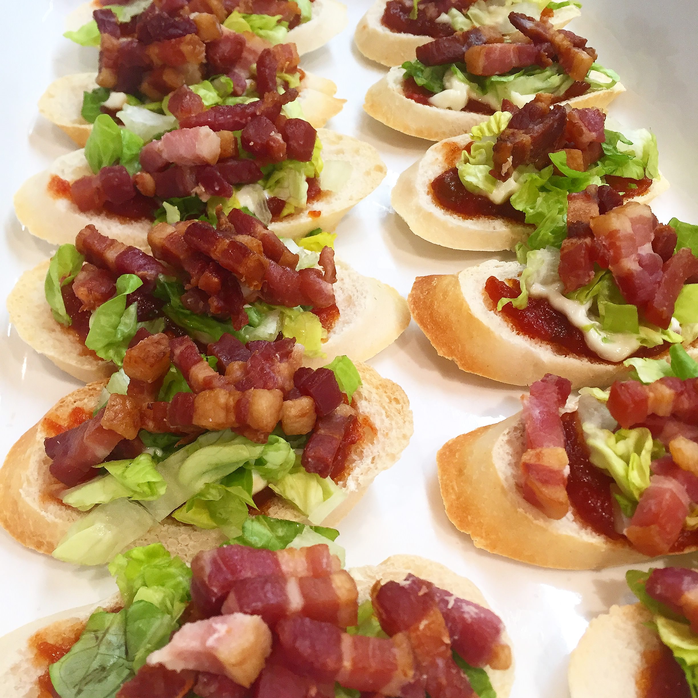 "BLT" Crostini